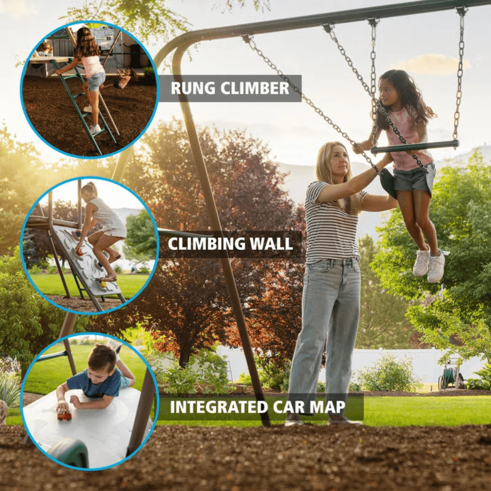 Lifetime Climb & Slide Playset - Ultimate Backyard Fun for Kids