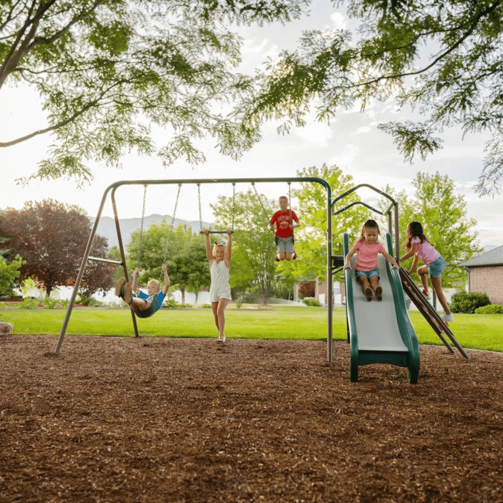 Lifetime Climb & Slide Playset - Ultimate Backyard Fun for Kids