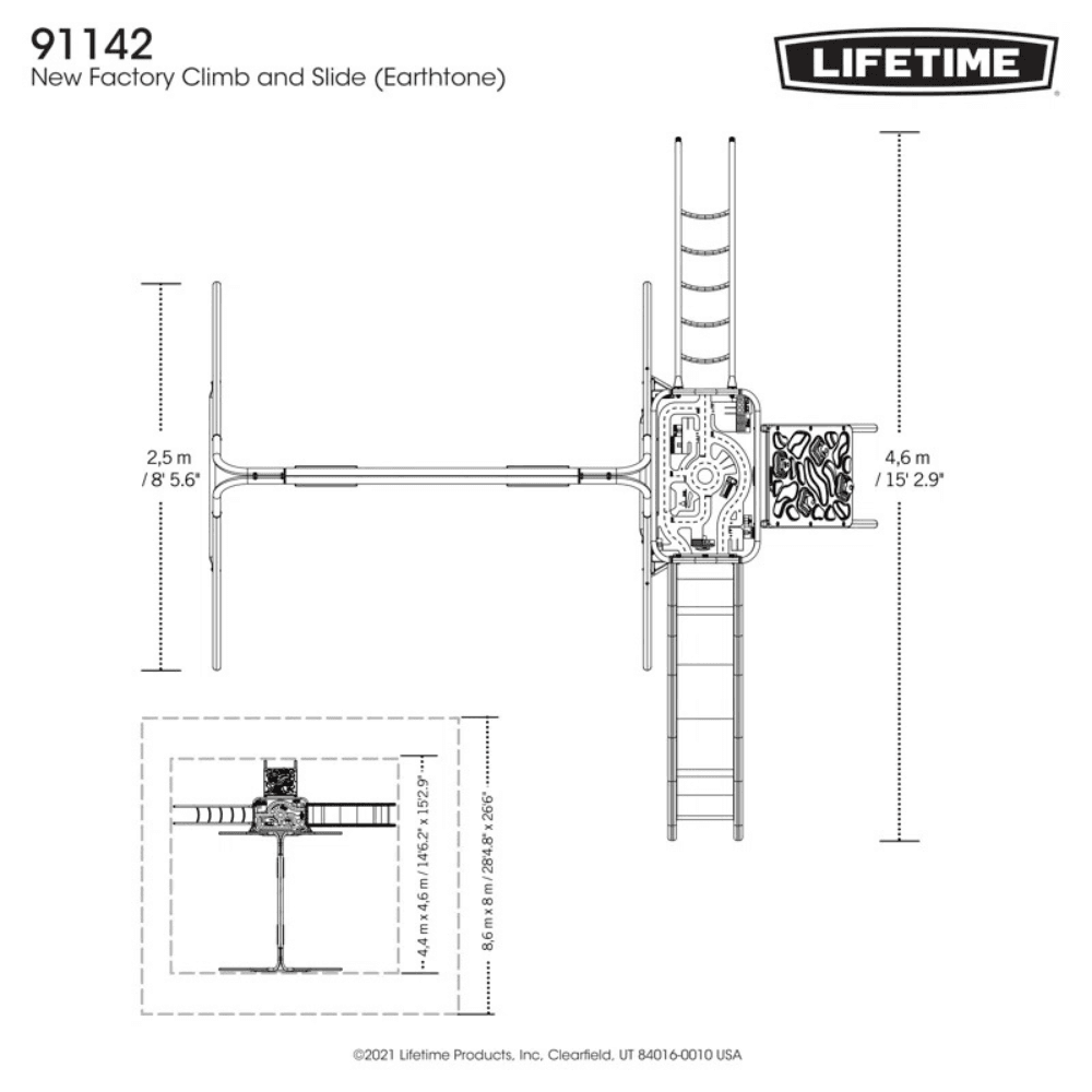 Lifetime Climb & Slide Playset - Ultimate Backyard Fun for Kids