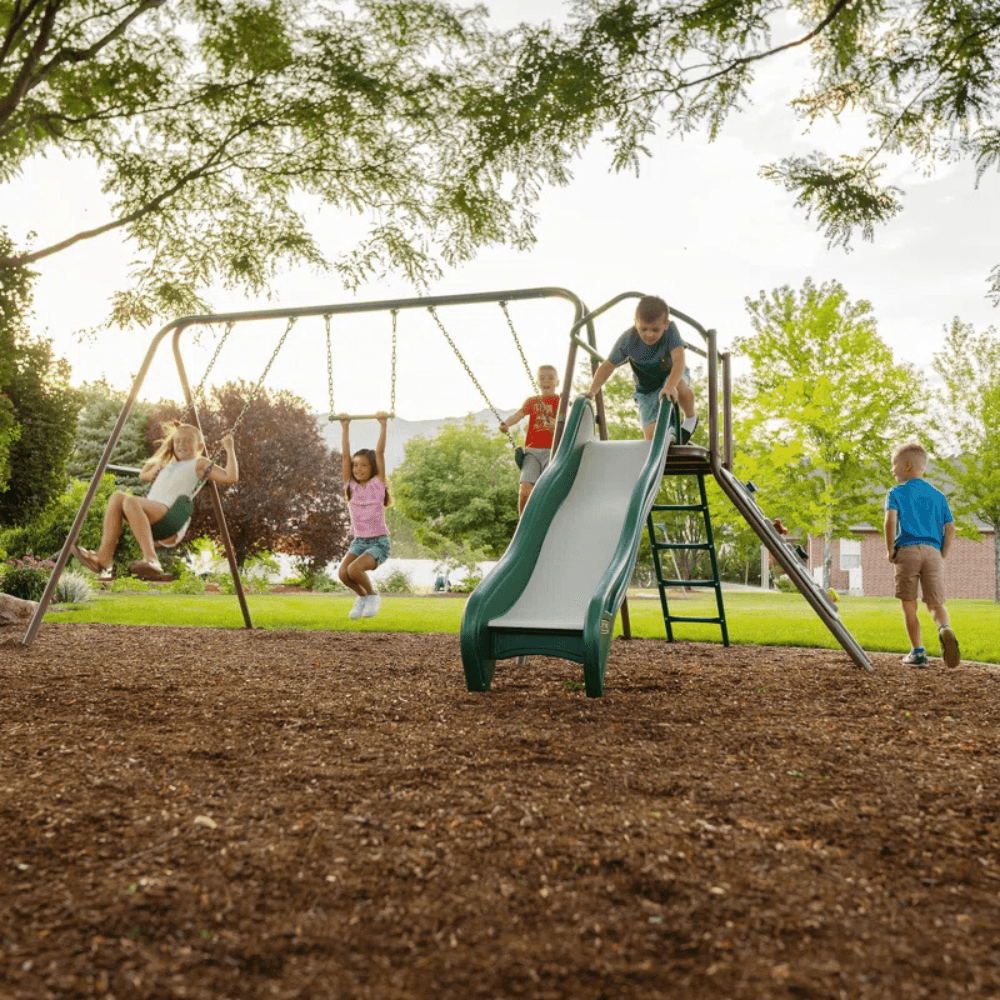 Lifetime Climb & Slide Playset - Ultimate Backyard Fun for Kids
