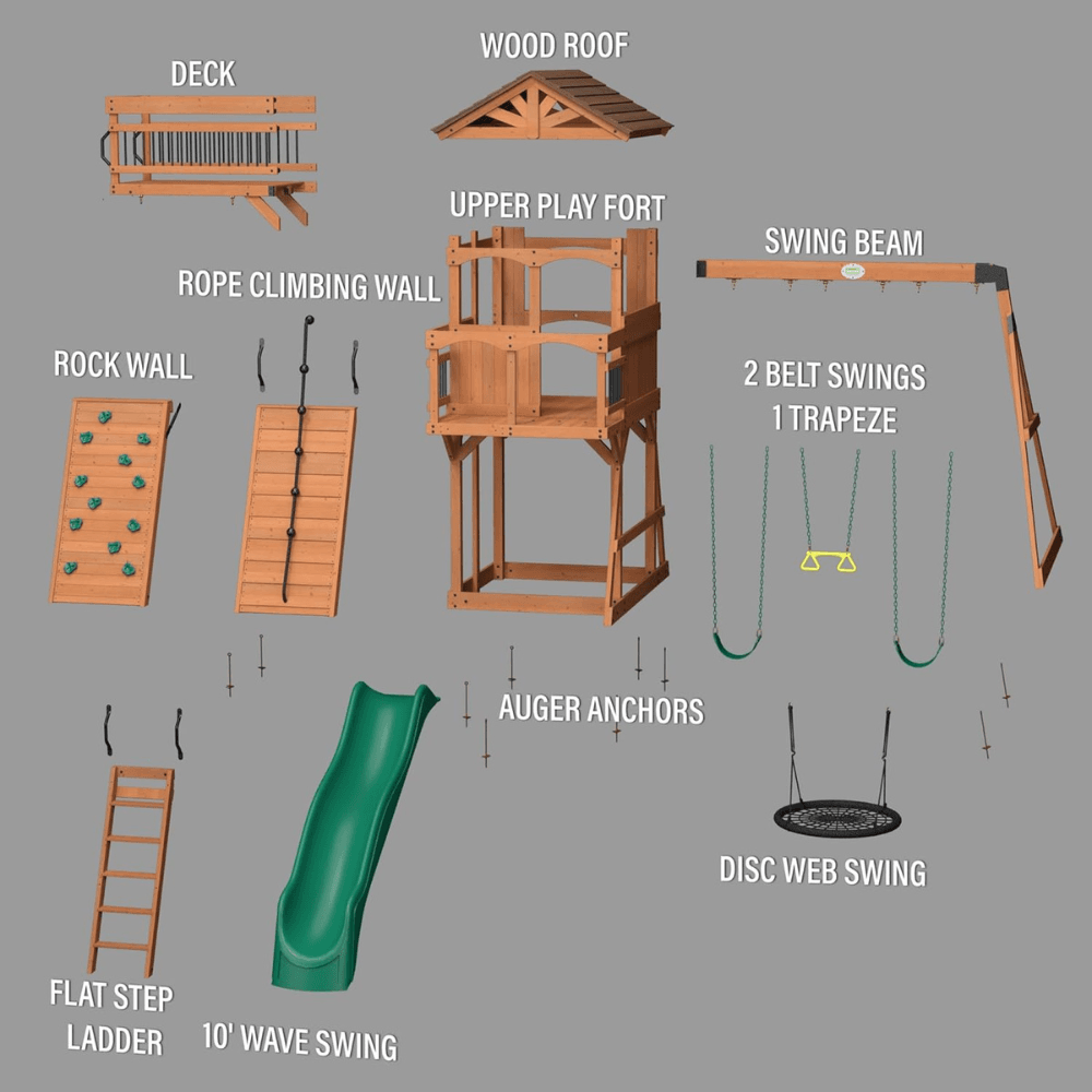 Sterling Point Swing Set - A Backyard Playground for Endless Adventure