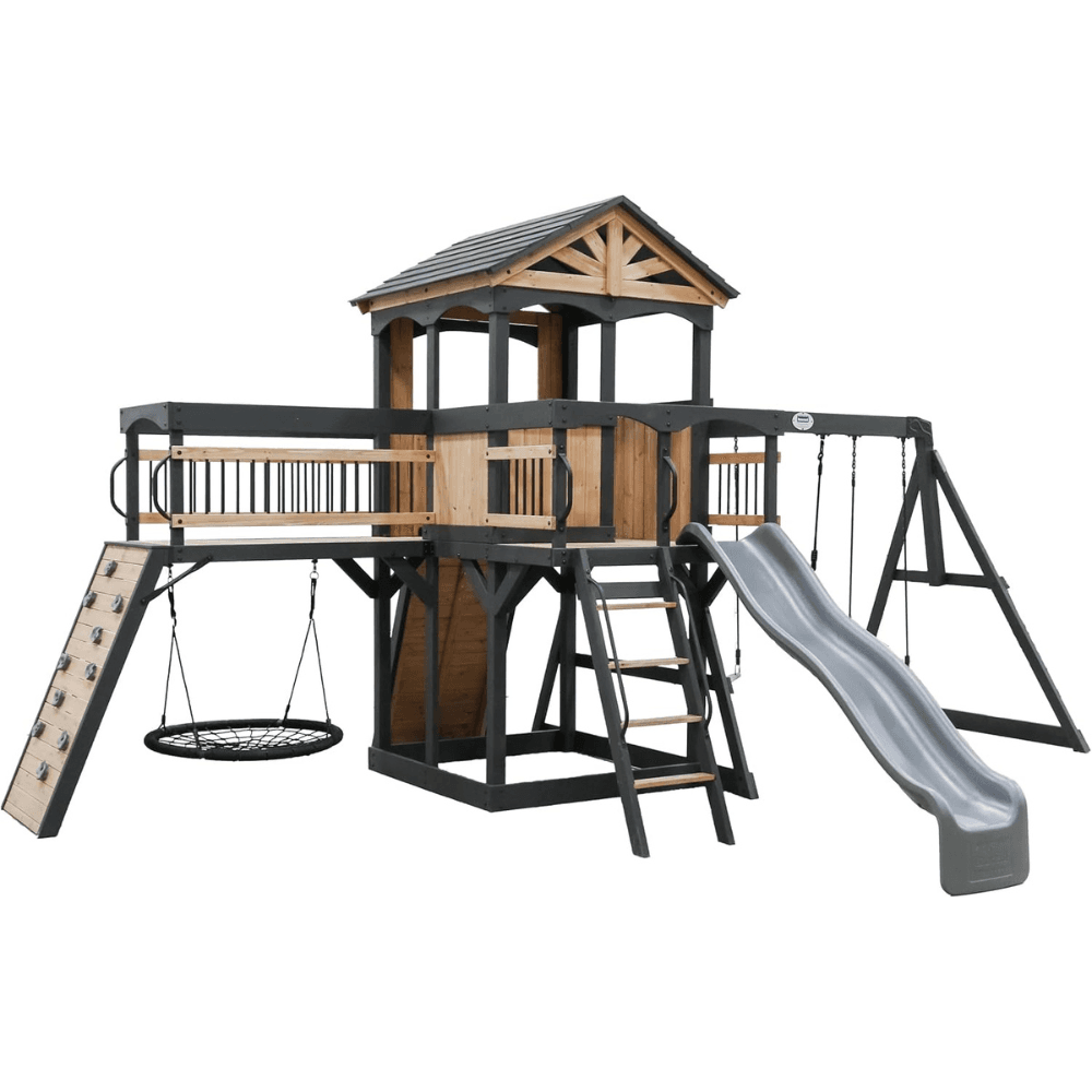 Timber Crossing Swing Set - Adventure Meets Stunning Design
