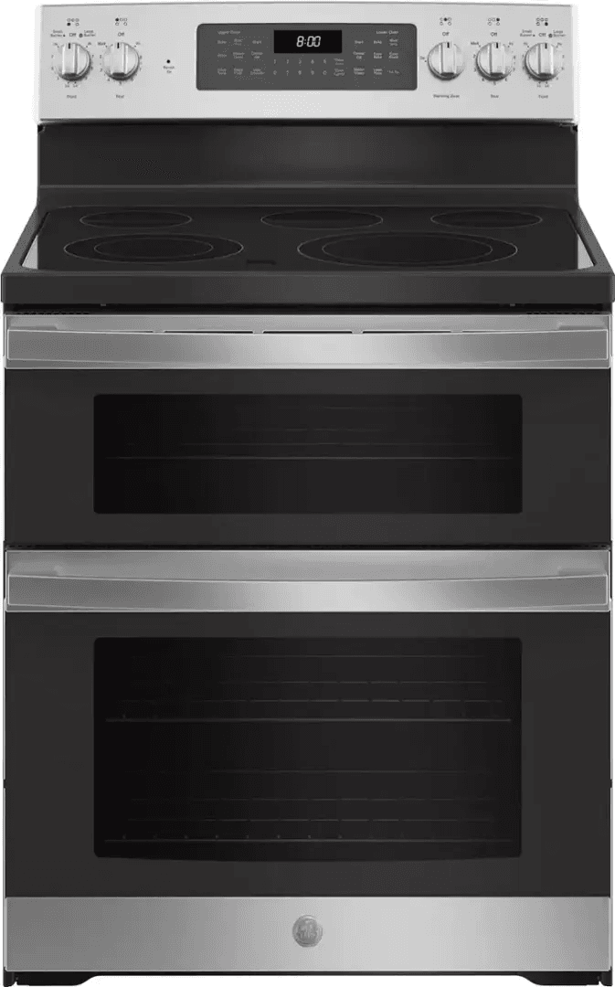 Whirlpool 6.7 Cu. Ft. Electric Double Oven Range with True Convection Cooking - Stainless Steel 1
