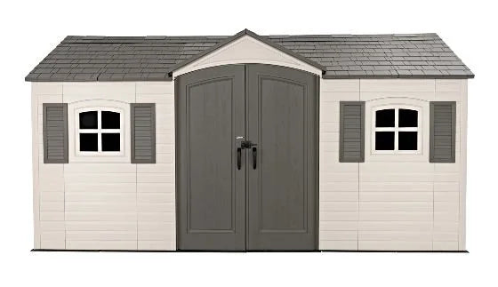 Lifetime Legacy 15x8 Plastic Storage Shed Kit w/ Floors