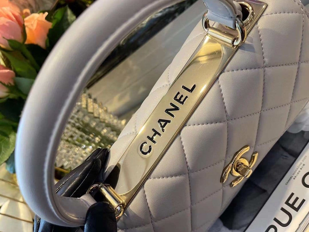 Chanel Classic Flap Bag 25cm Grey - Handbag