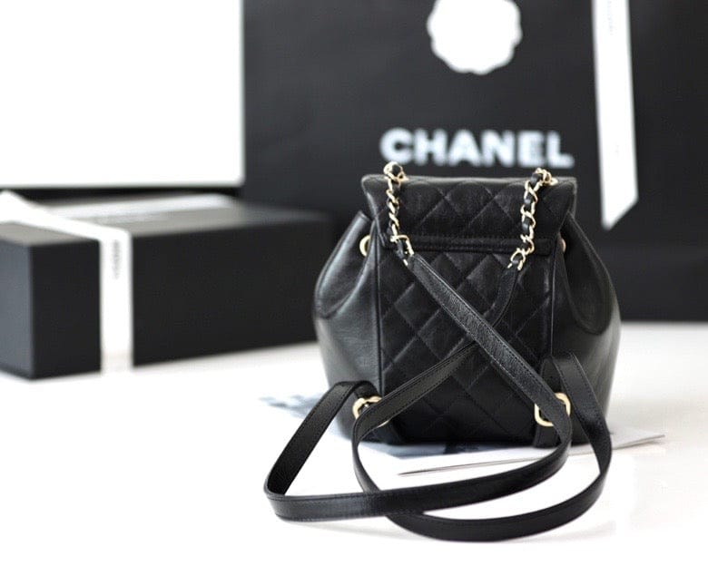 Chanel Backpack 18cm Black - Handbag