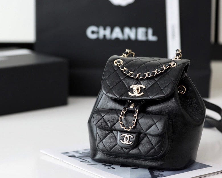 Chanel Backpack 18cm Black - Handbag