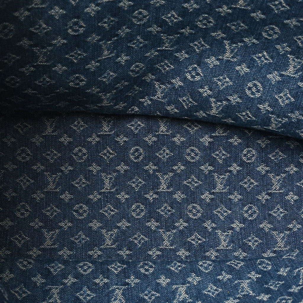 Monogram Denim Neo Neverfull MM Blue - Handbag