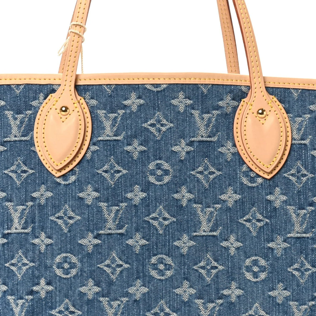 Monogram Denim Neo Neverfull MM Blue - Handbag