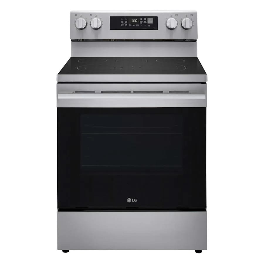 LG 30 Inch Wide 6.3 Cu. Ft. Free Standing Electric Range with Radiant Burners and Storage Drawer