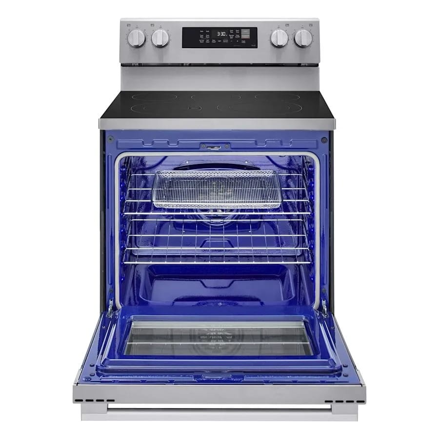 LG 30 Inch Wide 6.3 Cu. Ft. Free Standing Electric Range with Radiant Burners and Storage Drawer