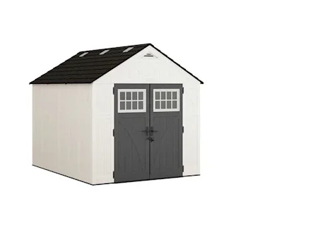 Suncast Tremont 8 ft. x 10 ft. Storage Shed with Floors - Ice Cube|BMS8125