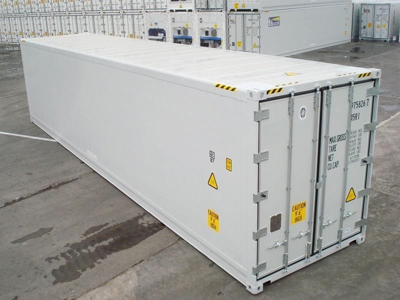 40 Ft High Cube Refrigerated Container with Integrated Cooling System