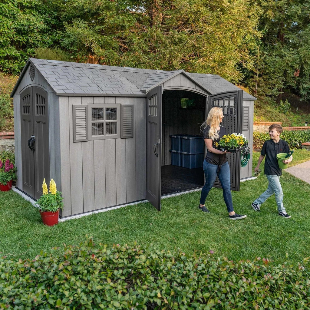 Lifetime 15 Ft X 8 Ft Outdoor Storage Sheds - 60318