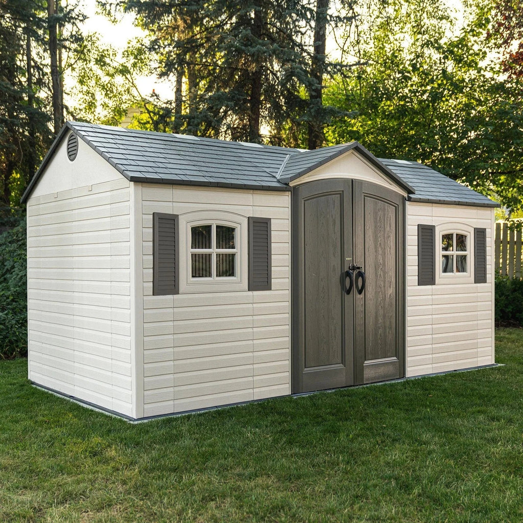 Lifetime 15 ft x 8 ft Outdoor Storage Sheds